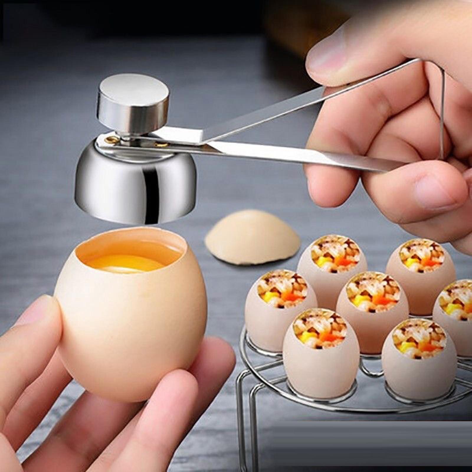 304 Stainless Steel Egg Opener for Glutinous Rice Egg Egg Separator one size серебряный