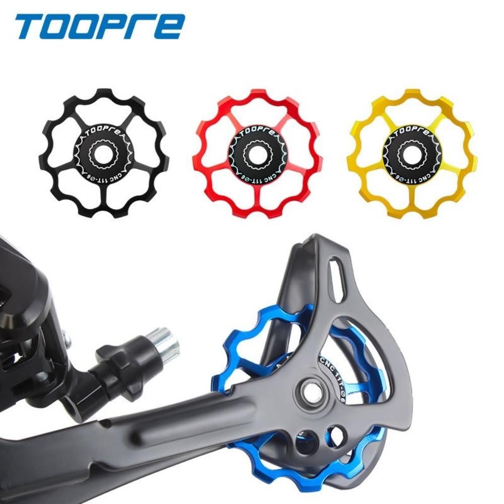 TOOPRE Bicycle Rear Derailleur Guide Wheel Aluminum Alloy Bike Jockey Wheel