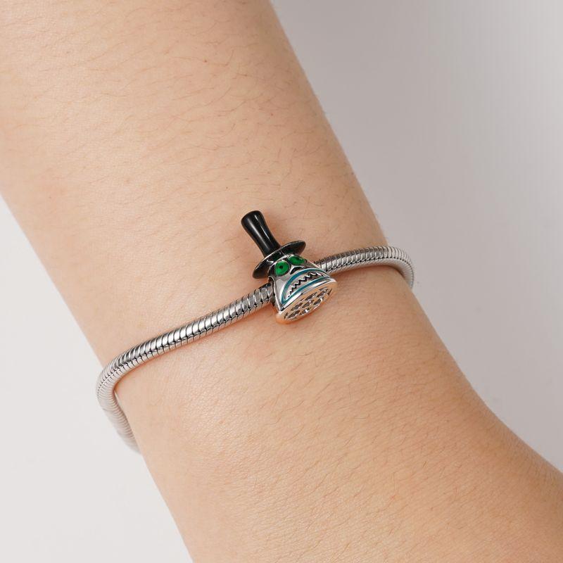 New Copper Skull Extraterrestrial Charm Of Ley Chain Bead Fit Original Bracelet Accessories Diy Women Jewelry