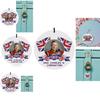 King Charles Iii Acrylic Pendant Modern Minimalist Home Decor