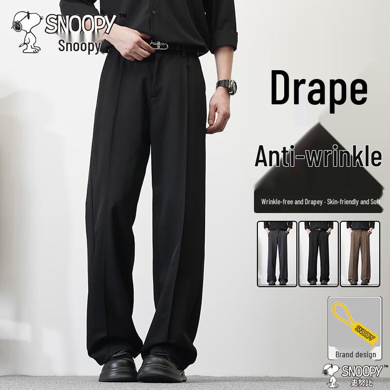 

Snoopy Men s Summer Straight-Leg Casual Trousers 3XL