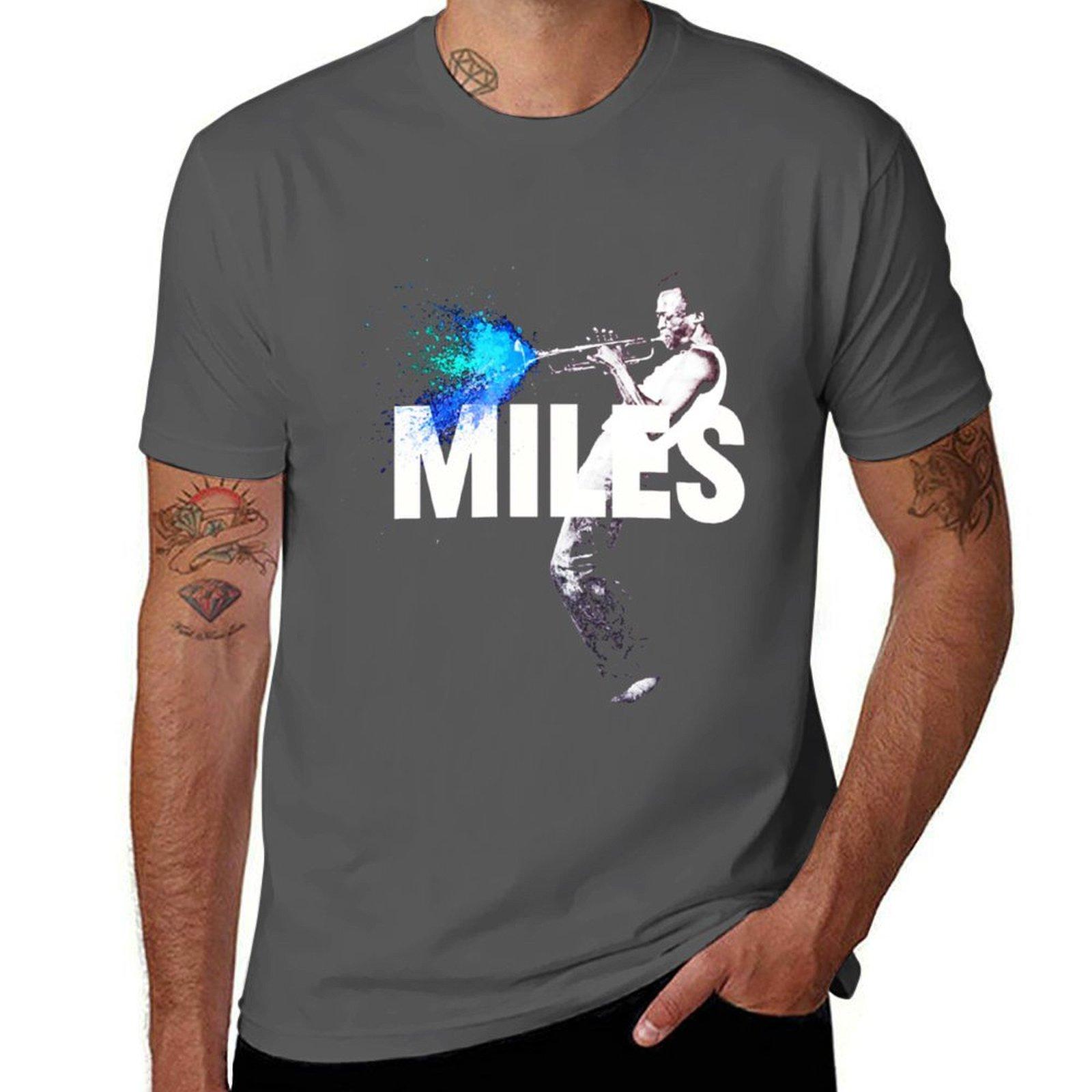 

Miles-Davis Classic T-Shirt t shirts for man graphic vintage t shirt personalised man t shirt cotton T-Shirt 4XL