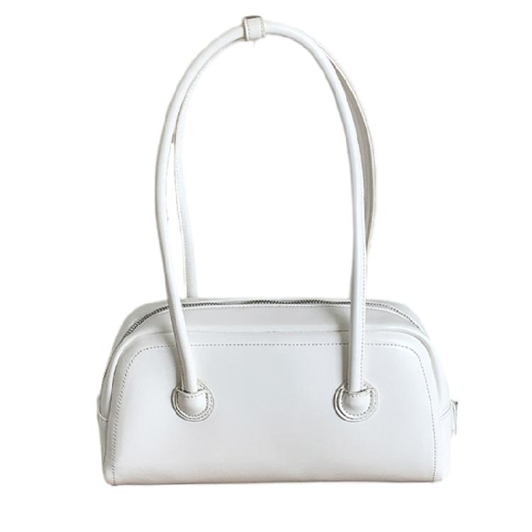 Splashproof Handbag Travel Bags for Women Solid Color Soft Leather Bag
