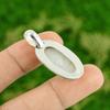 925 Sterling Silver Oval Rainbow Moonstone Stone Bezel Wife Engagement Pendant