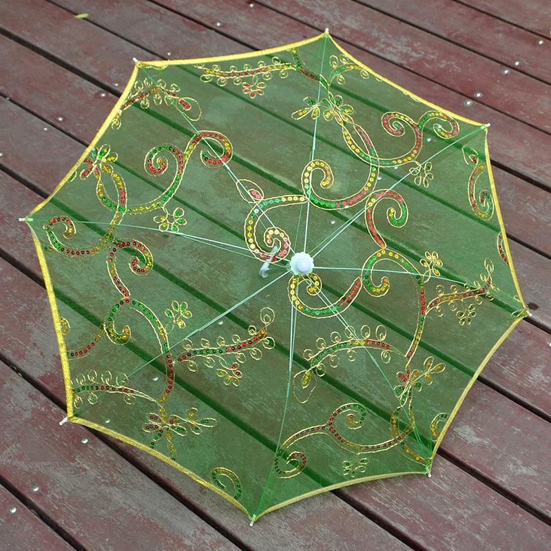 1PC Embroidered Photography Prop Toy Gifts For Girls Decorative Umbrella Dance Accessories Large Size Lace Umbrella