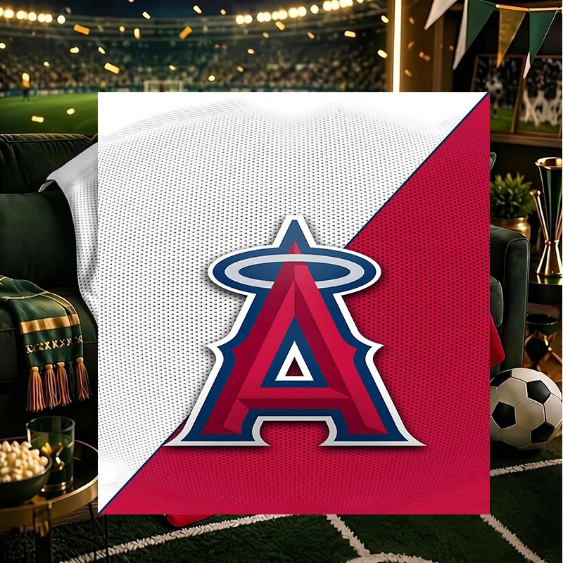 Angeles Angels Logo Blanket Lightweight Flannel Bedding Blanket Perfect for Travel, Camping, Living Rooms, Offices, Sofas, Fan Christmas gift