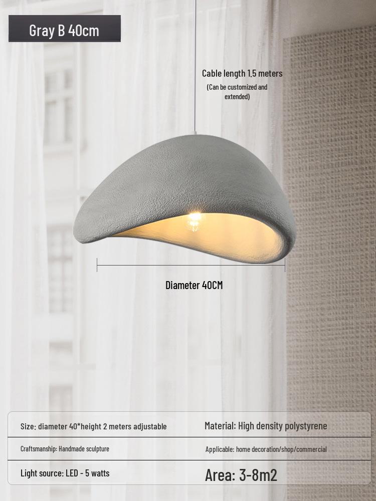 Wabi-Sabi Designer Chandelier for Yuanbao Coffee & B&B