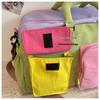 Colorful Gym Bag with Shoe Compartment - Large Capacity, Multi-functional Travel Bag for Girls and Students