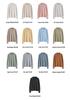 Women's Pure Cashmere Long-Sleeve Round Neck Pullover Sweater - Warm, Soft, Solid Color Base Layer