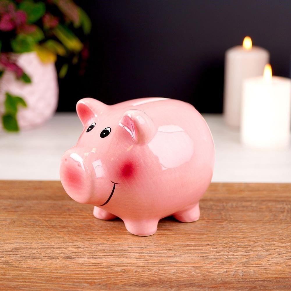 Ceramic Opening Piggy Bank 12 Cm