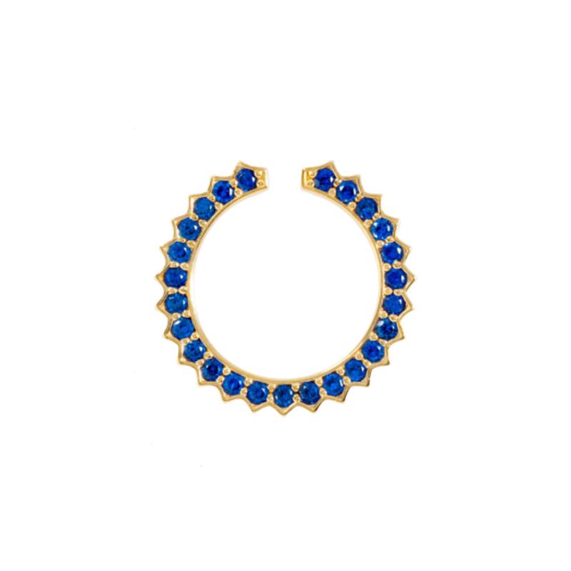 

J.Gracelet Solar Circle Sapphire Ring ( S925 ) Silver_Small