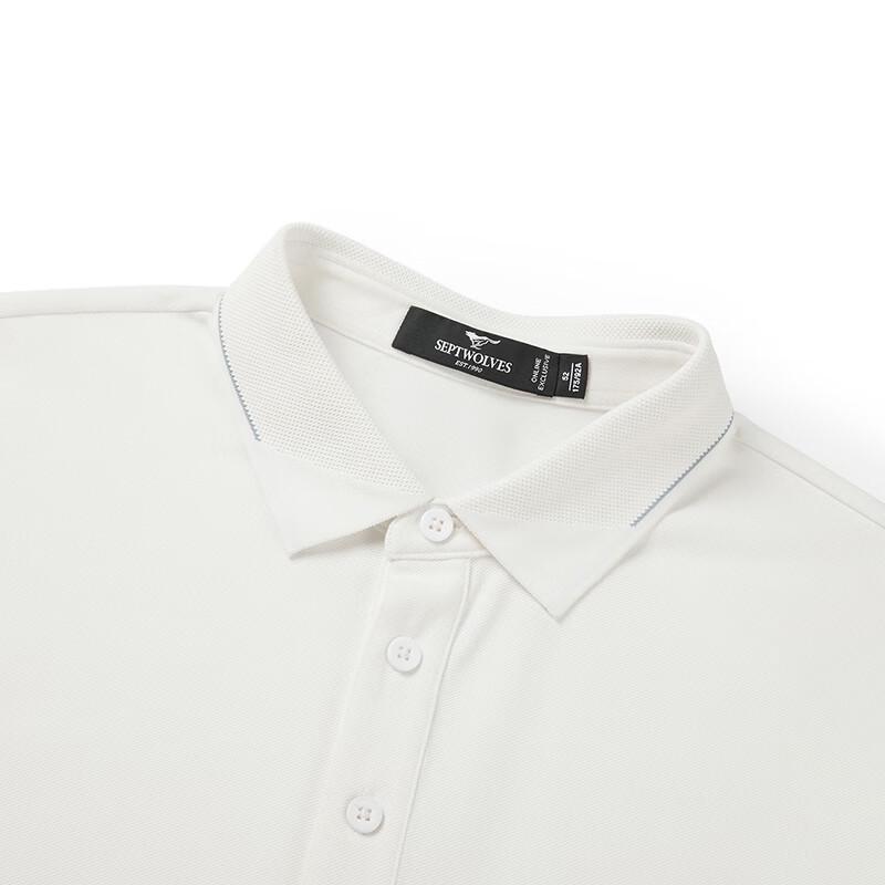 Septwolves Men's 7A Antibacterial Cooling Silk Blend Polo Shirt
