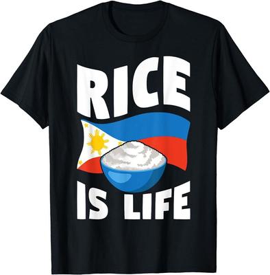 Rice Is Life drapel filipinez Iubitorul de orez Cel mai bun tricou unisex