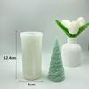 3D Cone Candle Silicone Mold Christmas Tree Soap Mold Art Wax Cake Resin Mold  Desk Decoration