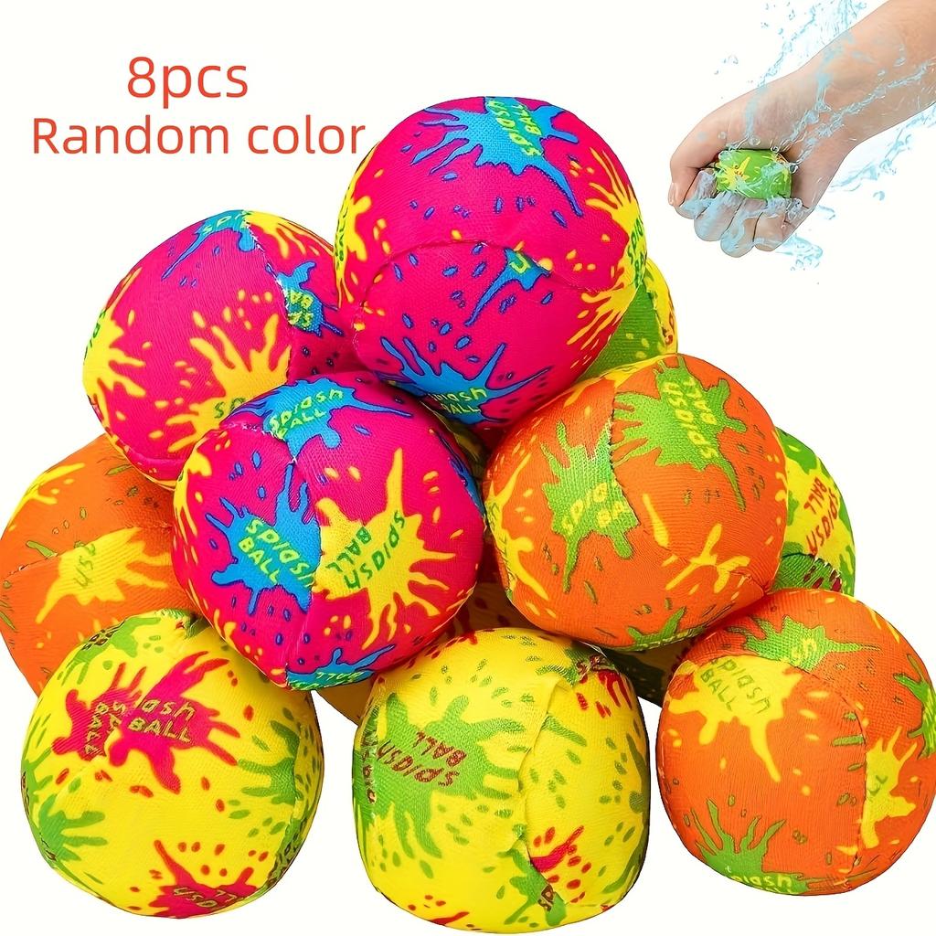 Reusable Fabric Water Balls, 5cm Cloth Water Balloons for Kids, Soft Splash Toys for Outdoor Summer Games, Pool, and Beach