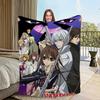 manga classic anime cool art v-Vampire Knight Flannel warm soft plush blanket for sofa living room office bedroom travel gift