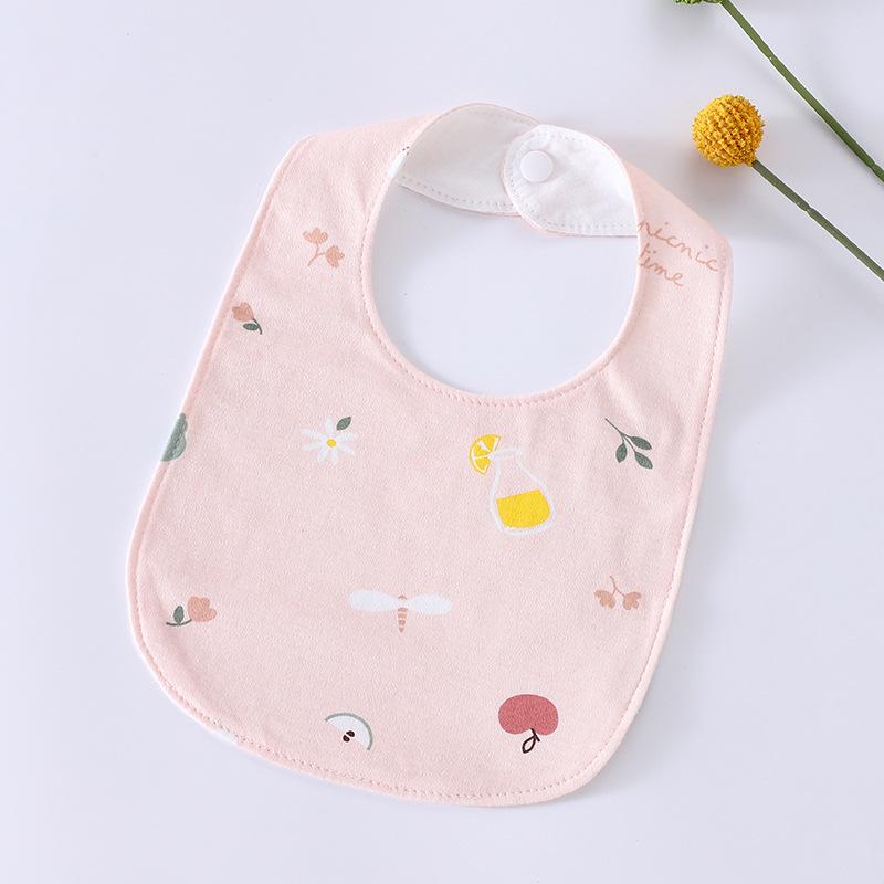 Waterproof A-Class Pure Cotton Baby Bib - Newborn & Toddler U-Shape Neck Gaiter