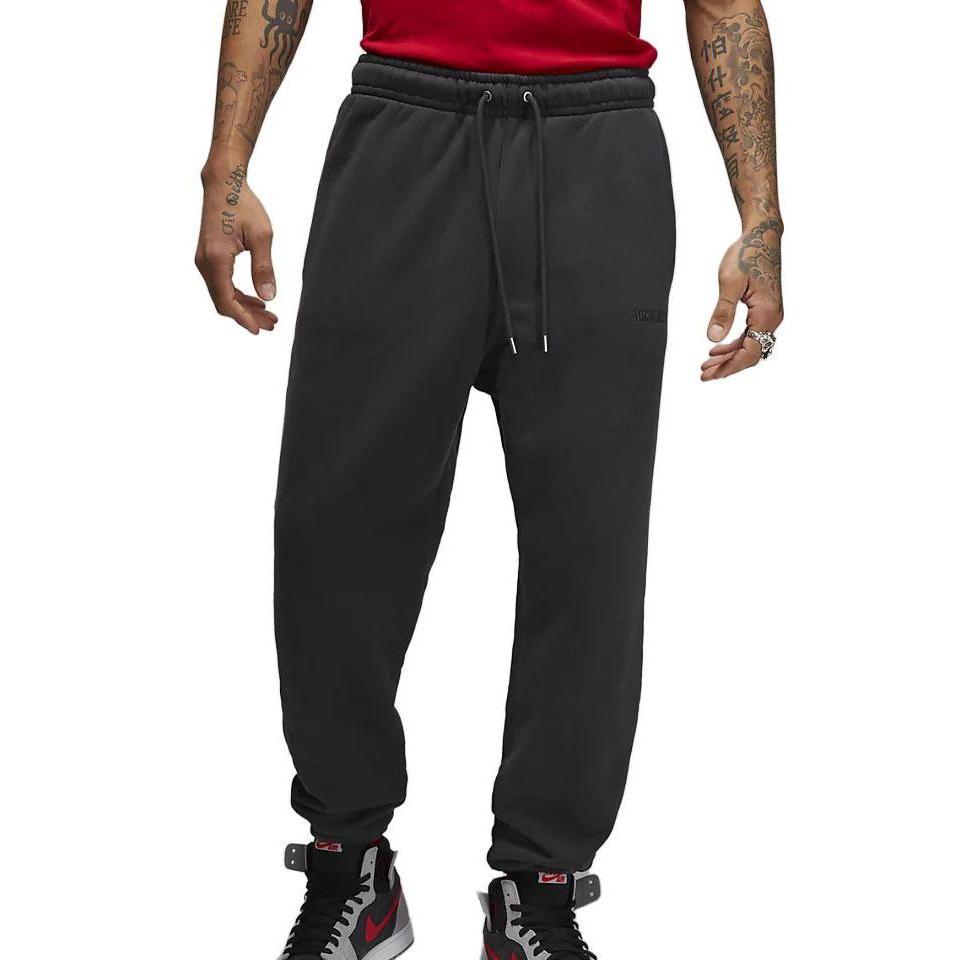 Jordan Wordmark sorozat Egyszínű Alkalmi kötött melegítő alsó Férfi Alsó Fekete FJ0697-045