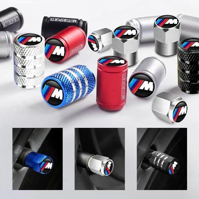 Neue 4 Stück Auto Rad Reifen Ventilkappen Luftventilkappen Zubehör Für E90 E60 E46 E39 F30 F10 E87 X3 X4 X5 X1 G30 G20 M3 M5