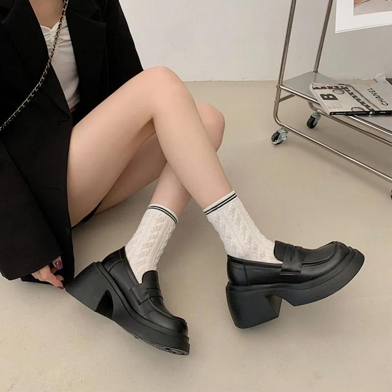 Woman Pumps Non Slip High Heels On Heeled Round Toe Shoes For Women With Promotion Hot Genuine Mark Sale Luxury Brand Vacation
