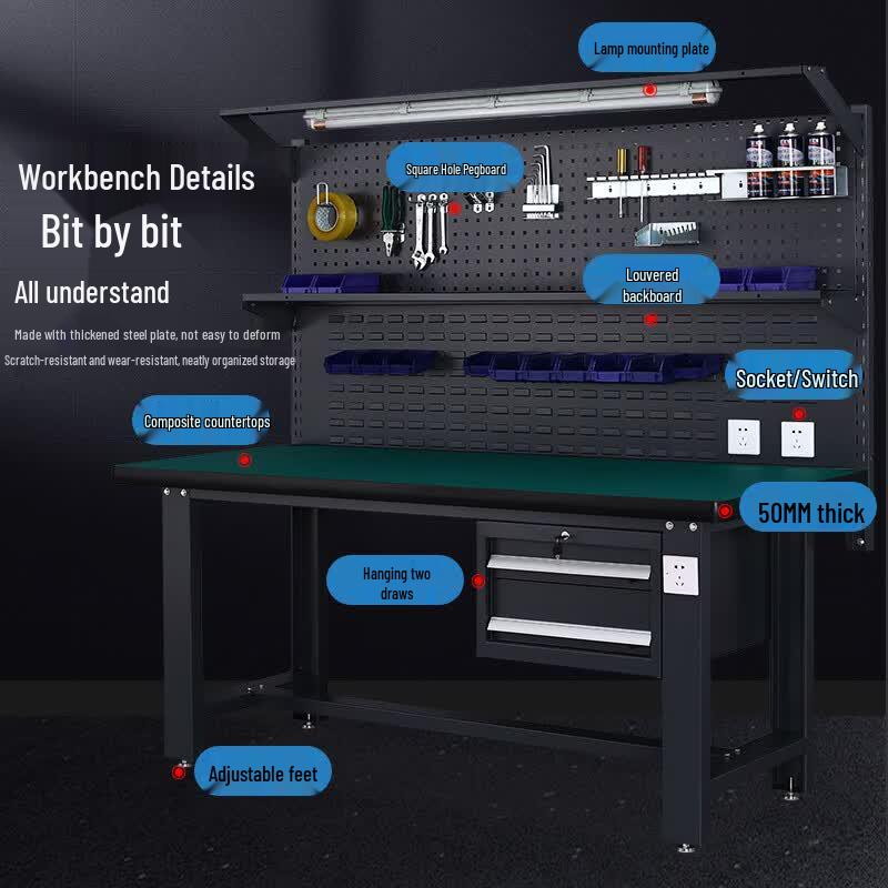 Heavy-Duty Anti-static Workbench with Storage