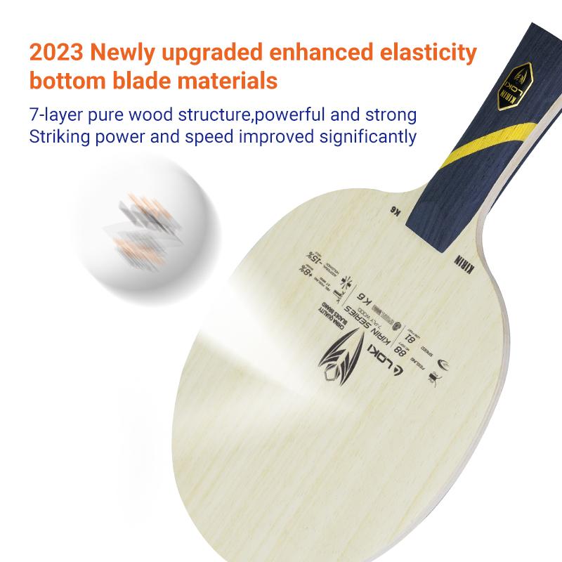 Loki K6 Blade Tischtennis Professional Reines Holz Boden Tischtennis Schläger Schlägerblatt Ping Pong Schlägerblatt