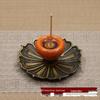 Ceramic Lotus Backflow Incense Burner & Stick Holder Ornament