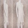 2022 Casual Knit Bikini Cover Up Sexy Recorte Sin mangas Fringe Slim Fit Mini Vestido Verano Mujer Ropa de playa Traje de baño Cubrir Q1398