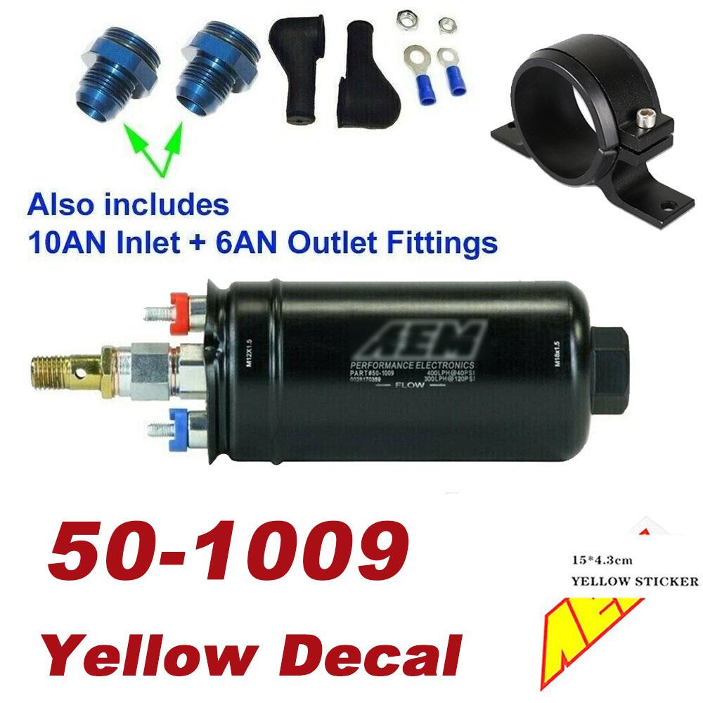 

Високоякісний 50-1009 400 л/год 150 PSI Для комплекту паливного насоса AEM високого тиску E85 E90 Для Bosch 0580254044 З наклейкою AEM Новий 50-1009 YE Decal