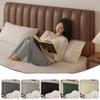 Waterproof PU Leather Headboard Cover Padded Bedhead Back Protector Soft All-inclusive Leather Headboard Cover Stretch Slipcover