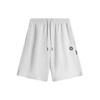 Li Ning Badfive Series Solid Color Mid Waist Drawstring Comfortable Moisture Wicking Casual Shorts Men Shorts AKSU441-4