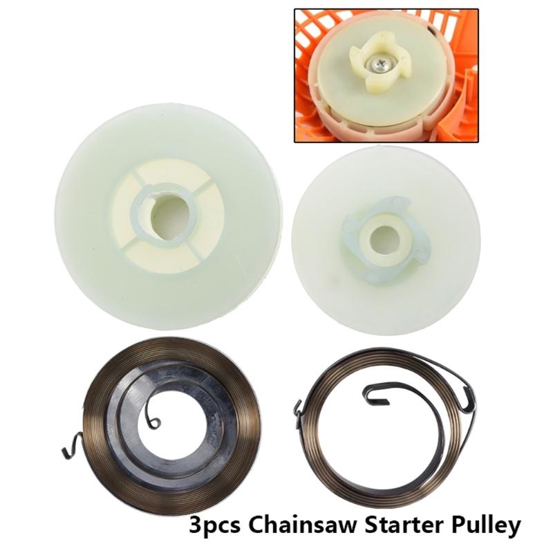 4Pcs Chainsaw Starter Pulley Fit Chainsaw 4500 5200 Home Garden Tools for Farmer Chainsaw Spare Parts Lightweight