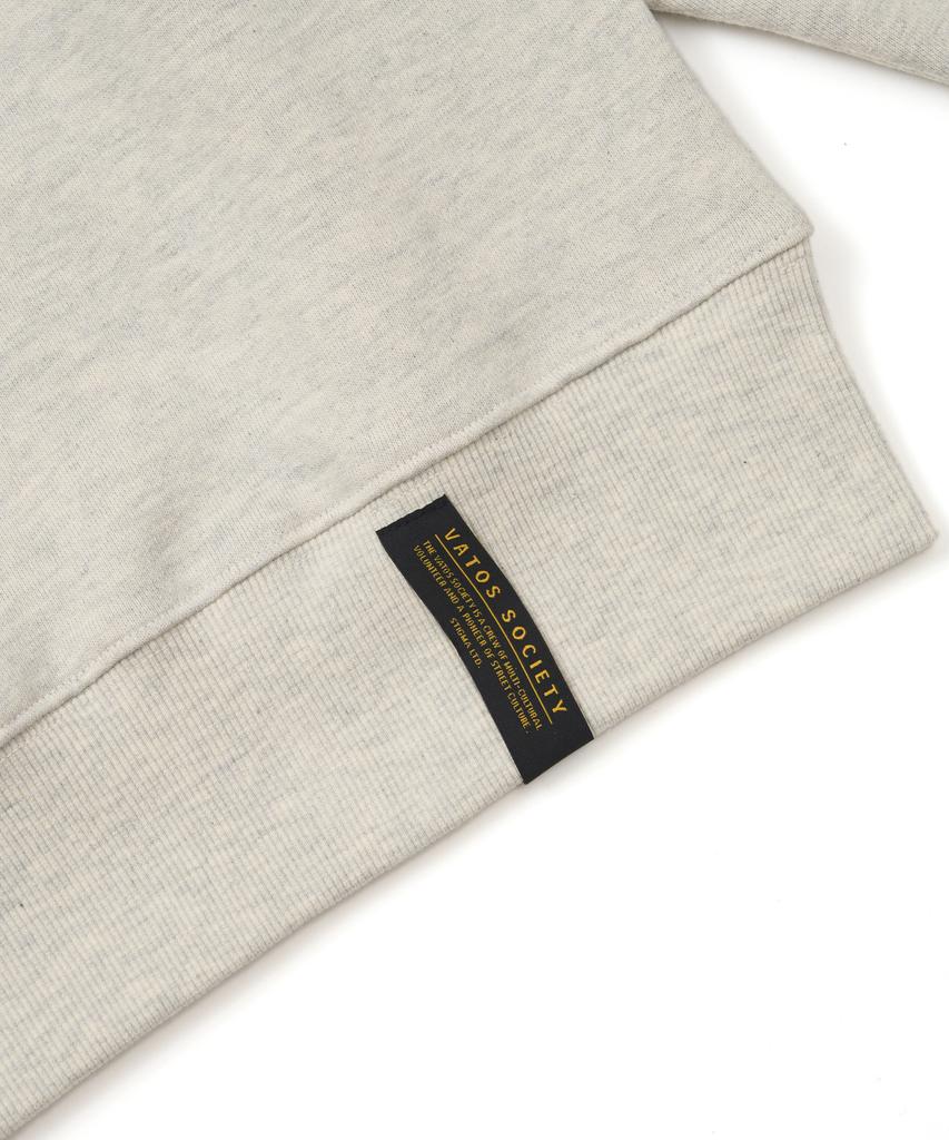 STIGMA Jesus Oversized Crewneck Oatmeal Melange