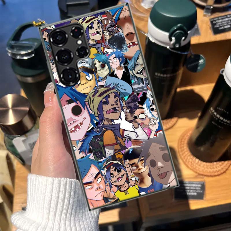 Gorillaz Anime Cases Phone Case for Samsung Galaxy S26 Ultra S25 Edge S24 S23 FE S21 Plus S20 S22 S10 Cover TPU Capa Shell Shock