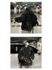 Men's Retro Denim Hooded Sweatshirt Jacket – Washed Distressed Look for Autumn/Winter