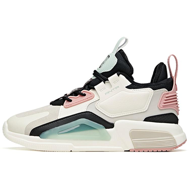 

new ANTA Skateboard Shoes Women s Low top Gray/White/Pink 36