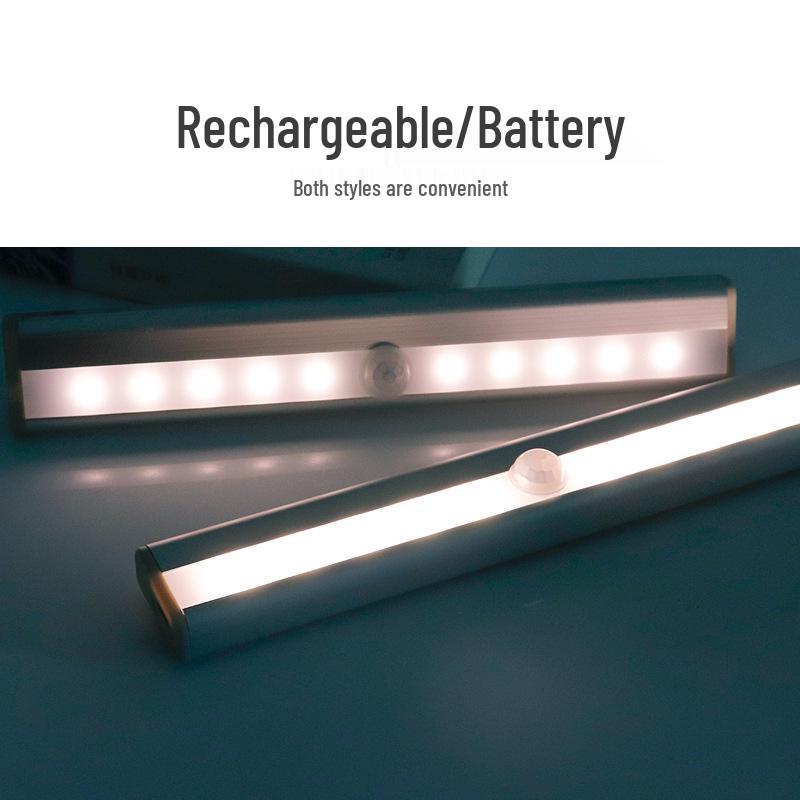 

Светодиодный индукционный ночник для шкафов и коридоров Warm Light Battery Version