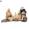 Classic Fish Tank Ornament Handmade Pollution-free Realistic Traditional Chinese Old Man Miniature Aquarium Accessories