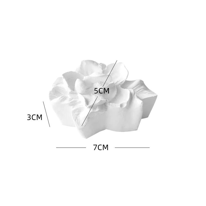 Jewelry Display Frame Creative Plaster Flower Shape Tabletop Ornaments Jewelry Decoration Display Photography Props