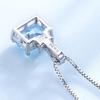 Umcho Naszyjnik wiszący z kamieni szlachetnych 925 srebra próby 925 dla kobiet z łańcuszkiem