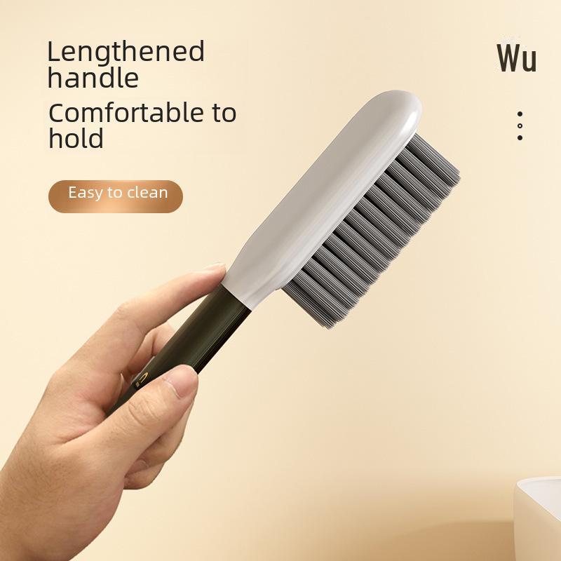 "Soft Bristle Long Handle Shoe & Laundry Brush"