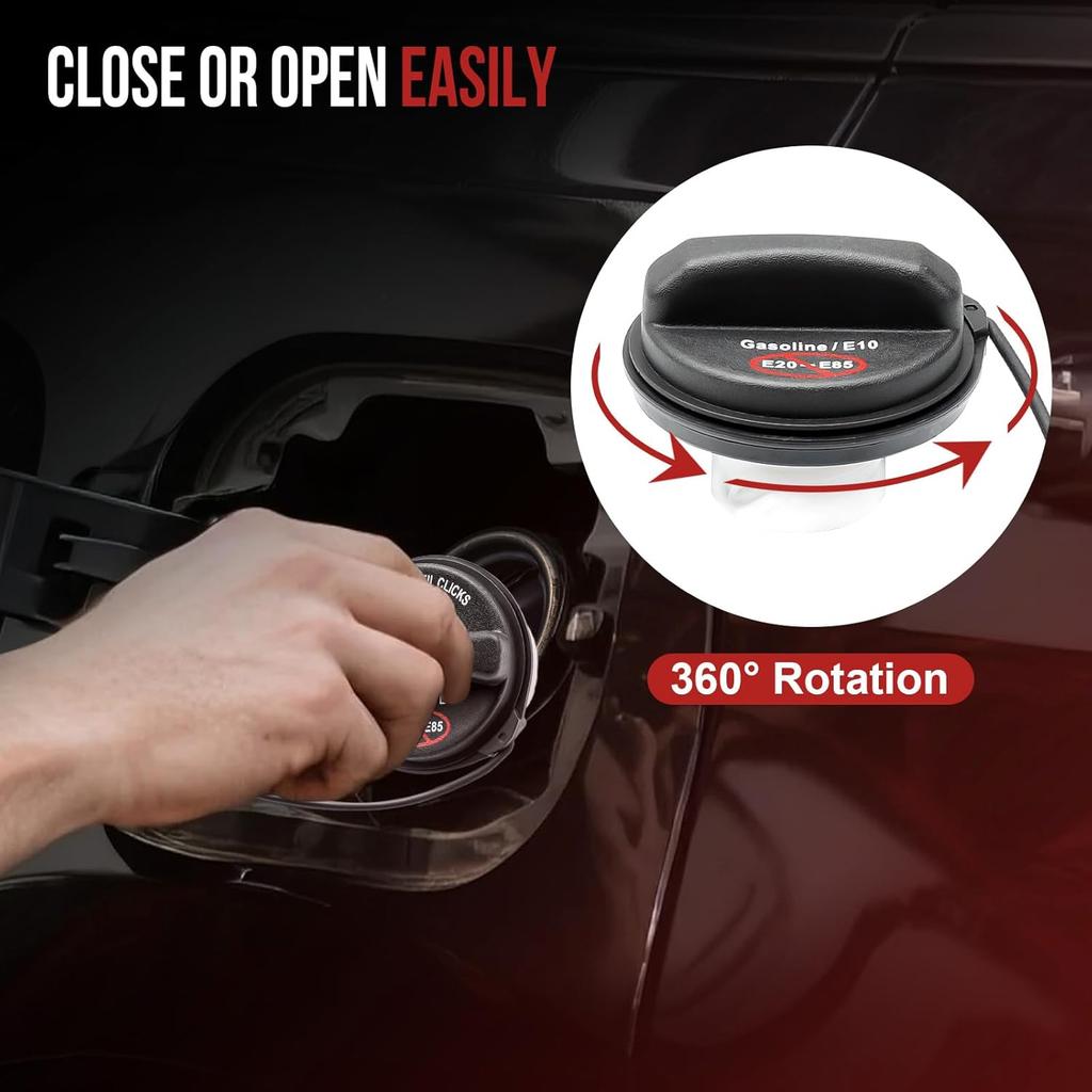 Gas Cap Fuel Cap FC1079 For 2003- Ford F150 F250 F350 F450 F550 Focus Fusion Edge Ranger Taurus 2005-2011 Lincoln Mark LT MKX MKZ Zephyr Town Car