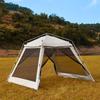 Automatic Aluminum Two-Layer Camping Tent Canopy: Rain, Sun & Mosquito Proof for Outdoor Events