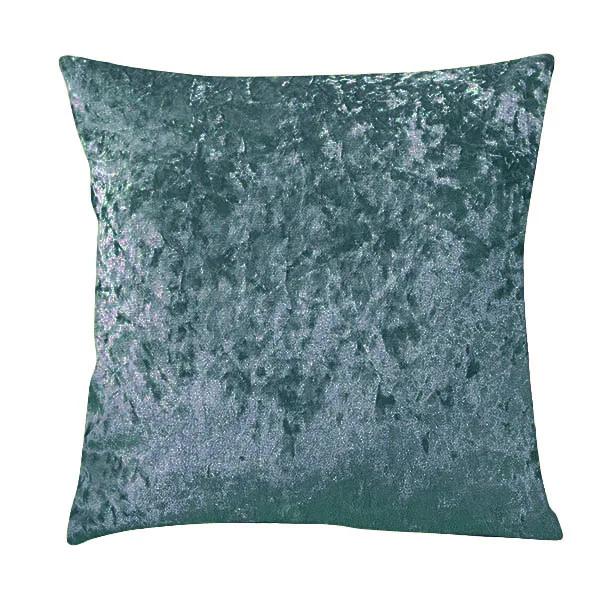Superweiche Kissenhülle Crushed Velvet Kissenbezug für Wohnzimmer Sofa 45x45cm Dekorative Kissenhülle Nordisch Housse de Coussin