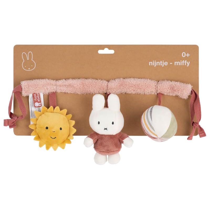 DADWAY Miffy Hanging Toy, Fluffy/Pink, TYMIFNIJN933