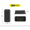 2Pcs Luggage Feet Pads Plastic Suitcase Feet Pads Luggage Studded Suitcase Stand Feet Accessories