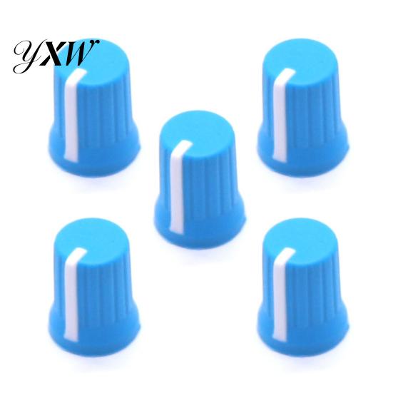 High-quality Rubber Knobs 5Pcs Universal EQ Rotary Knob Replacement Wear Resistant Caps Mini Size Simple Installation Equalizer Potentiometer