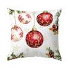 Christmas Reindeer Santa Claus Cushions Pillowcase Polyester Cushion Cover Throw Pillow Sofa Decoration Pillowcover Home Decor