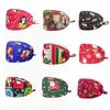 Cute Christmas Cartoon Surgical Cap - Comfortable Cotton Dustproof Head Cover for Chefs & Nurses
