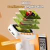 Educational Shockproof Handheld Microscope High Resolution Rechargeable Battery Ideal For Biology Studies Exploration